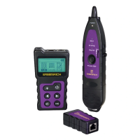 Многофункциональный кабельный тестер Ermenrich NetGeeks NP40, фиолетовый