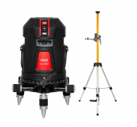 Комплект: лазерный уровень RGK UL-44W Black + штанга-упор